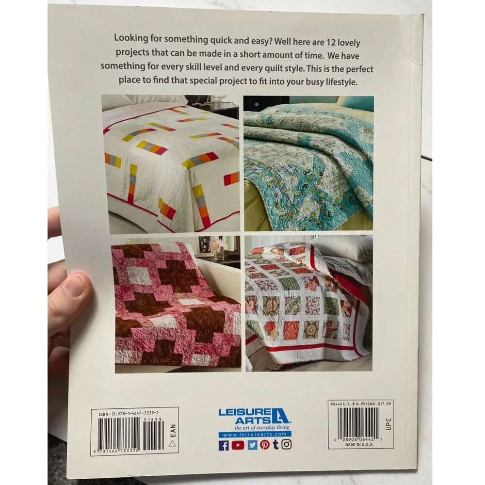 Quick & Easy Quilts: 12 Fun & Fabulous Quilts... by Annie's Paperback workbook